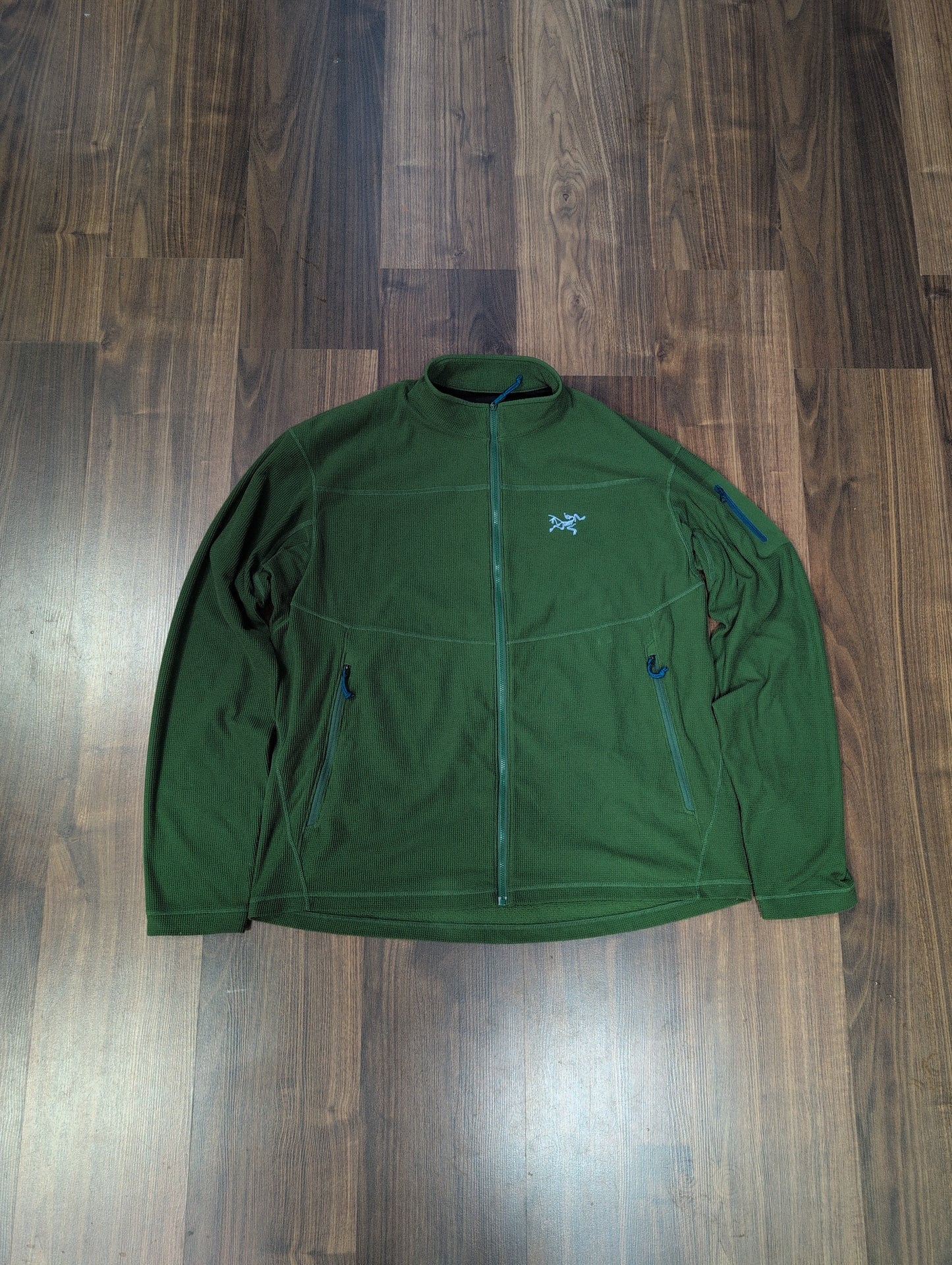 Jacke von Arcteryx (XL Herren) Waffel Fleece Sweatshirt grün