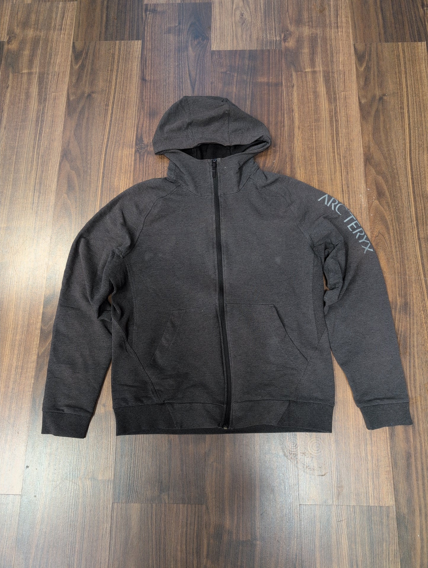 Zipper Hoodie von Arcteryx (M Herren) Fleece Jacke Sweatshirt grau