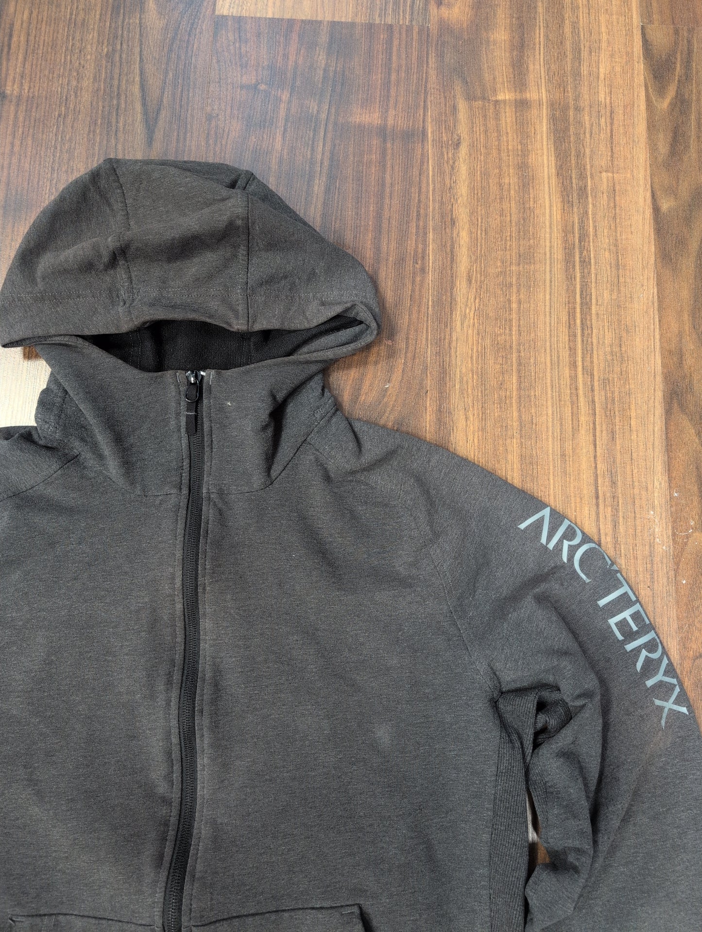 Zipper Hoodie von Arcteryx (M Herren) Fleece Jacke Sweatshirt grau