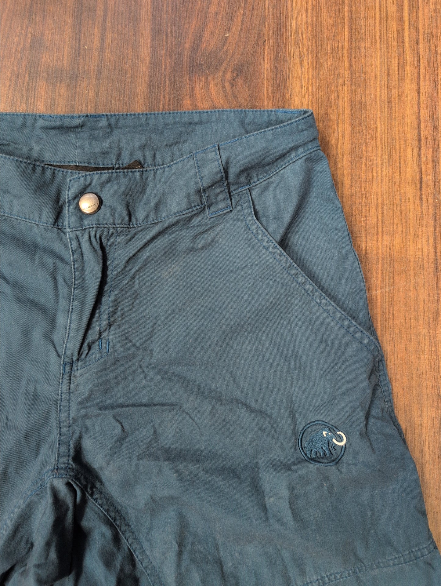 Kurze Wanderhose Mammut (S Herren) Shorts blau