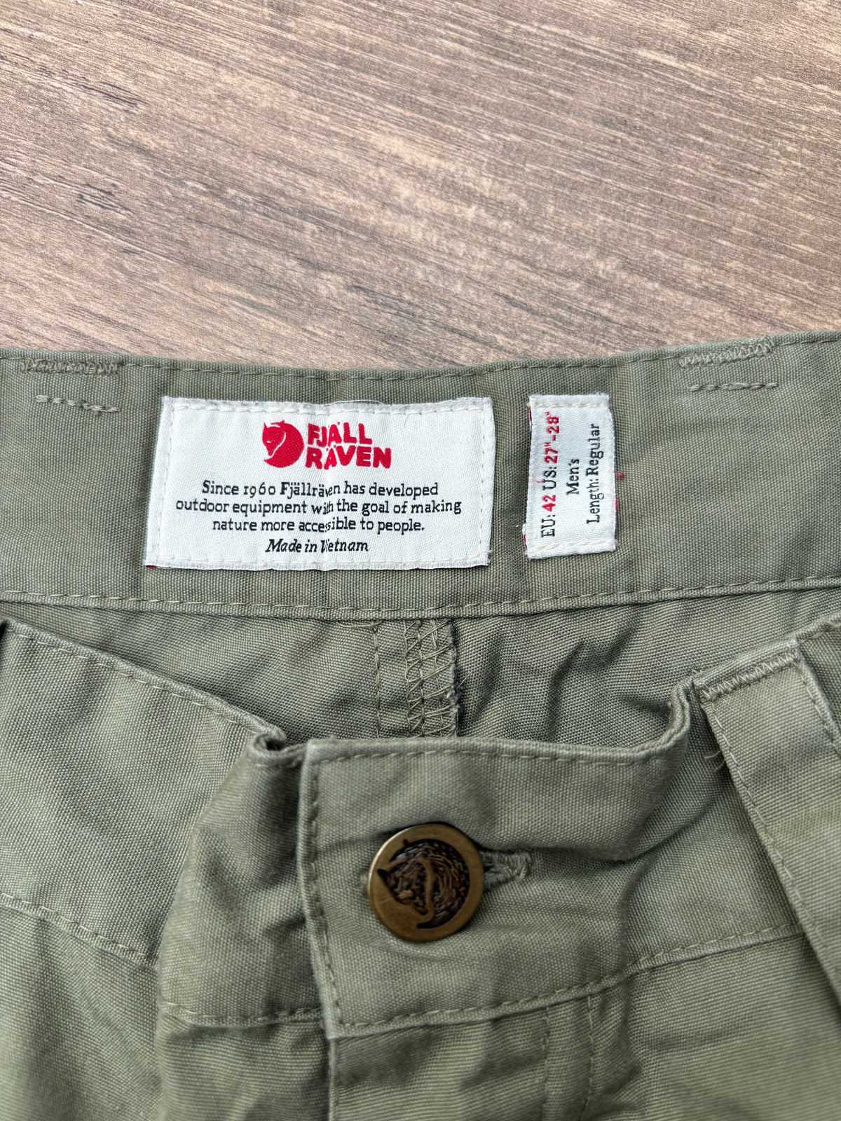 Fjällräven Barents Hose (M Herren) grün schwarz