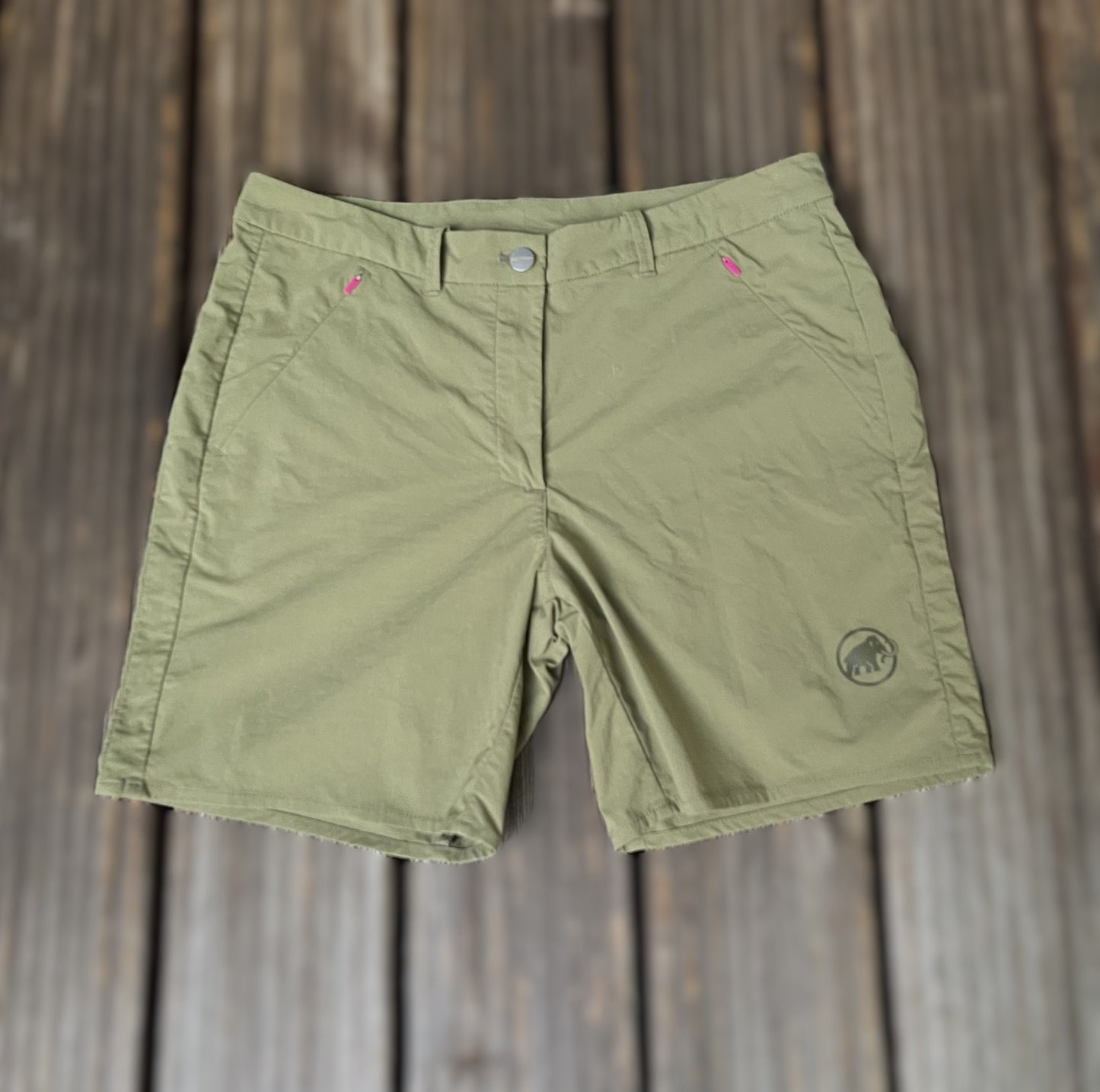 Kurze Wanderhose Mammut (L Damen) Shorts khaki