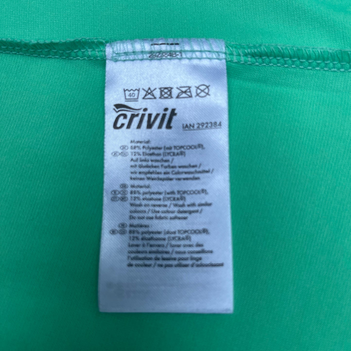 Sport T-Shirt S von Crivit grün neu - wanderlich.com