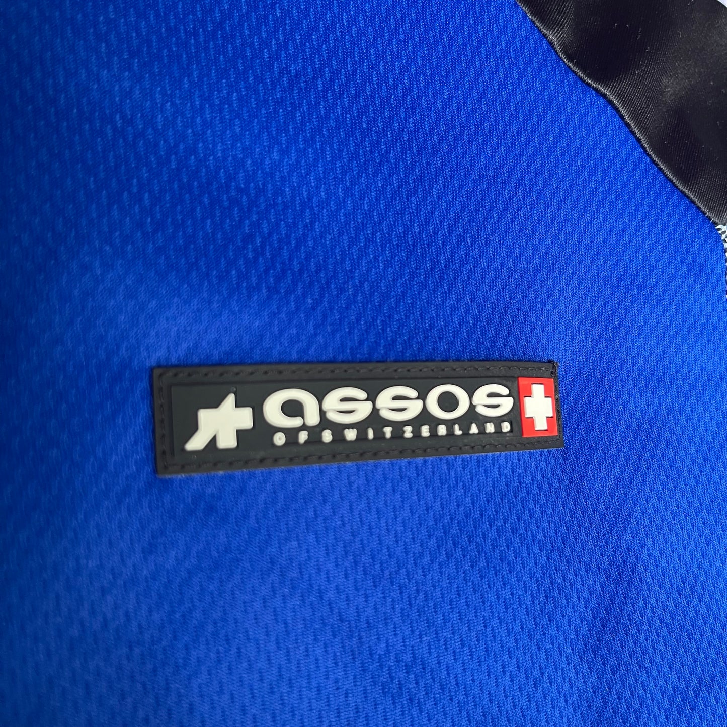 Zipper Radtrikot von Assos (Herren L) blau