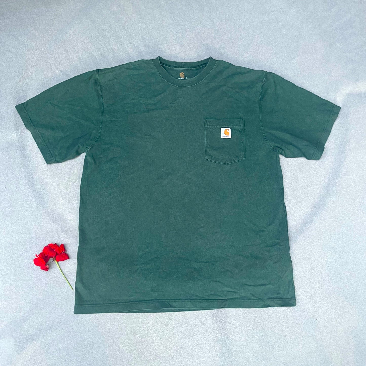T-Shirt Herren L von Carhartt grün