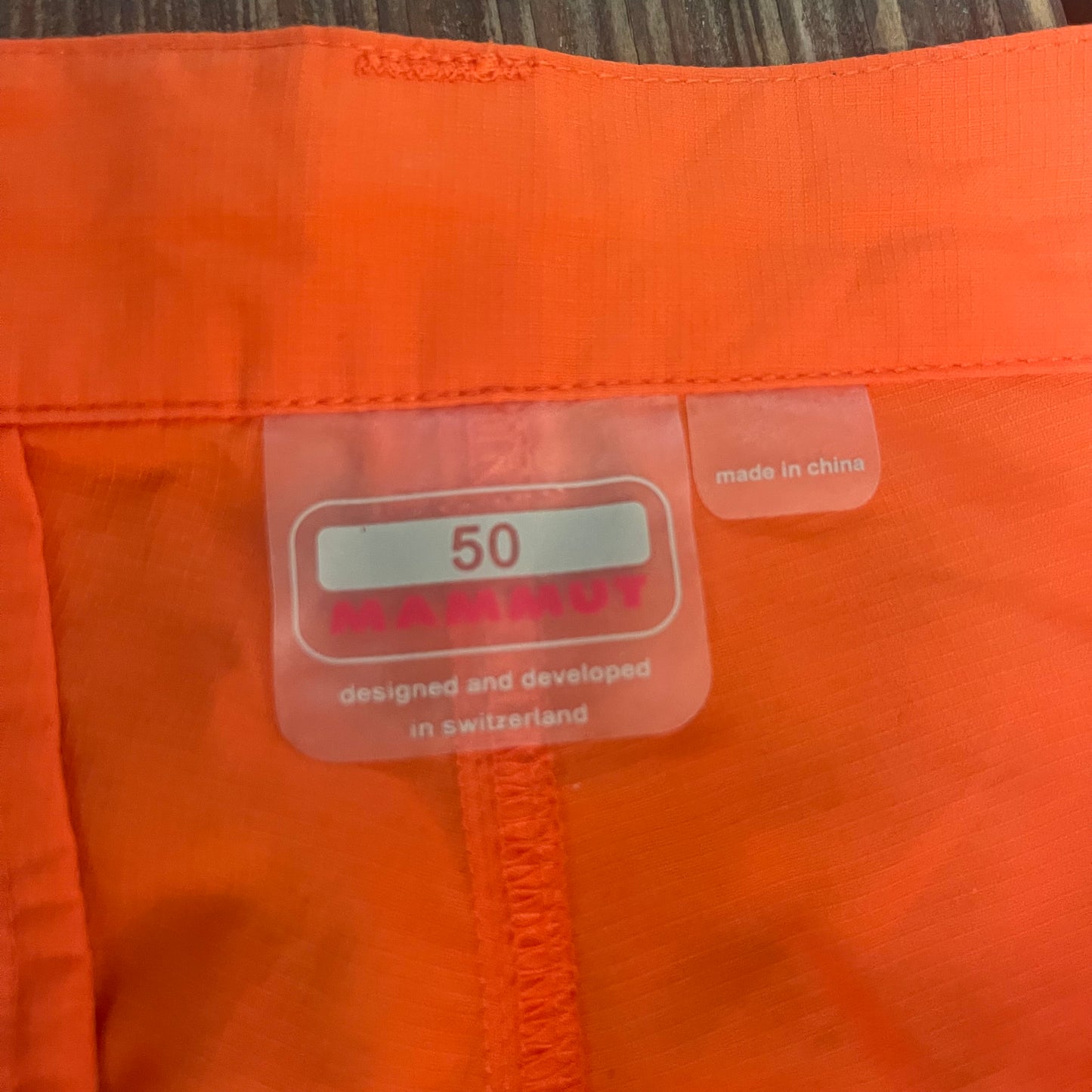 3/4 Wanderhose von Mammut (Herren L) orange