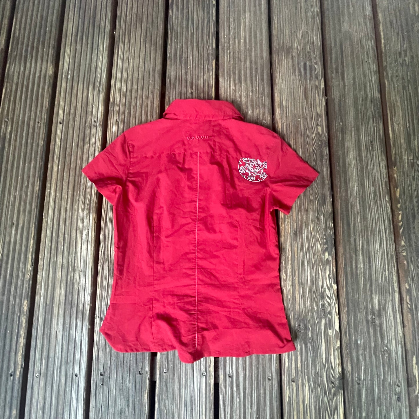 Kurzarm- Hemd von Mammut (XS Damen) rot
