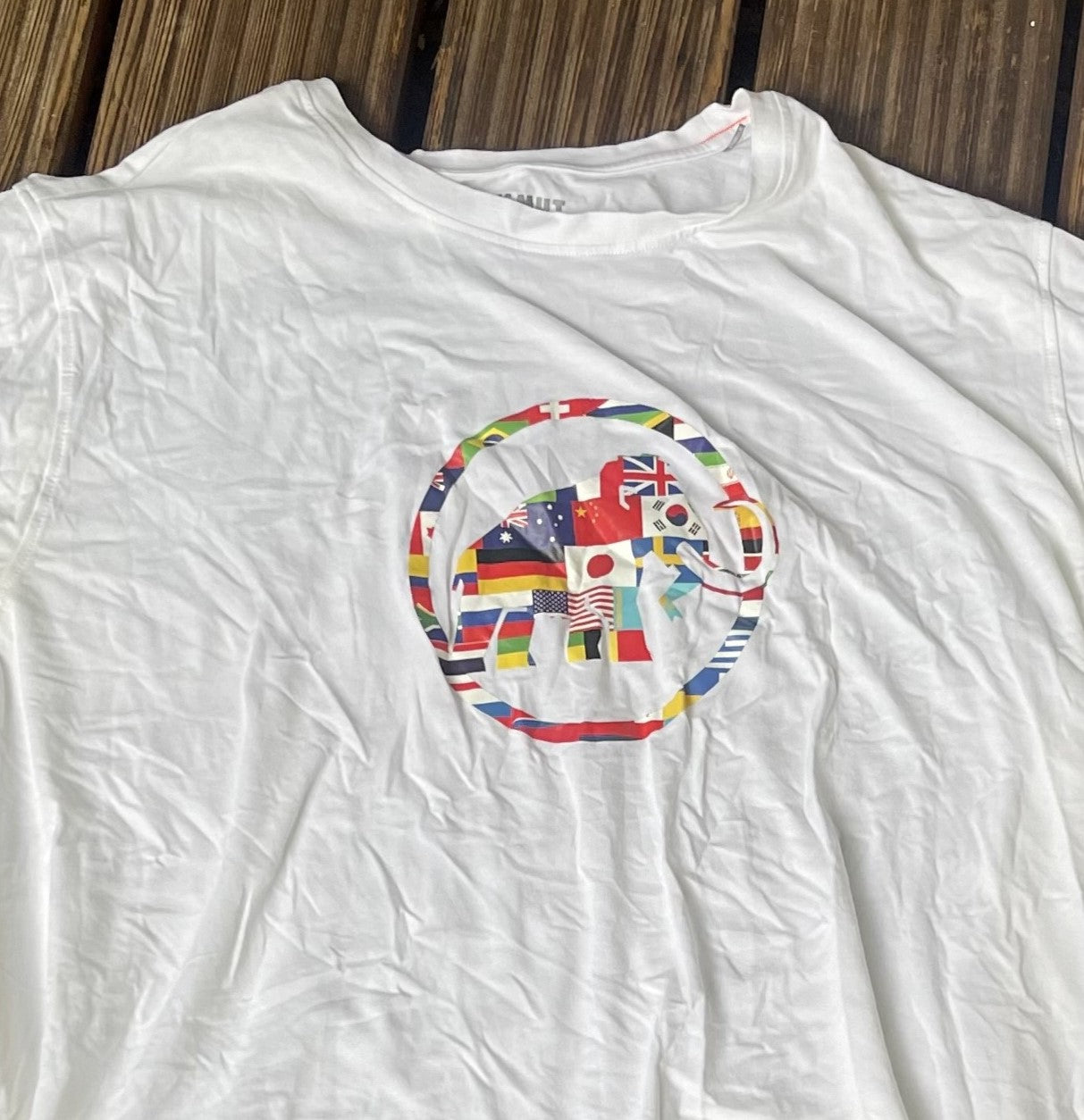 Mammut T-Shirt (Herren XXL) weiß mit Brust-Logo