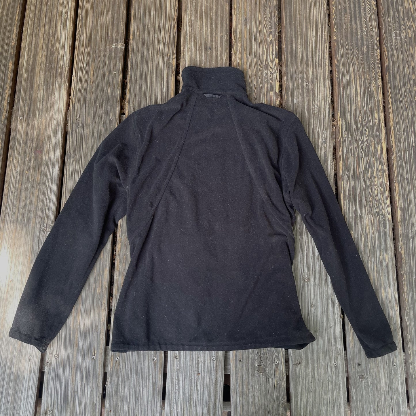 Fleecejacke Fjällräven (L Damen) Zipper- Sweatshirt schwarz