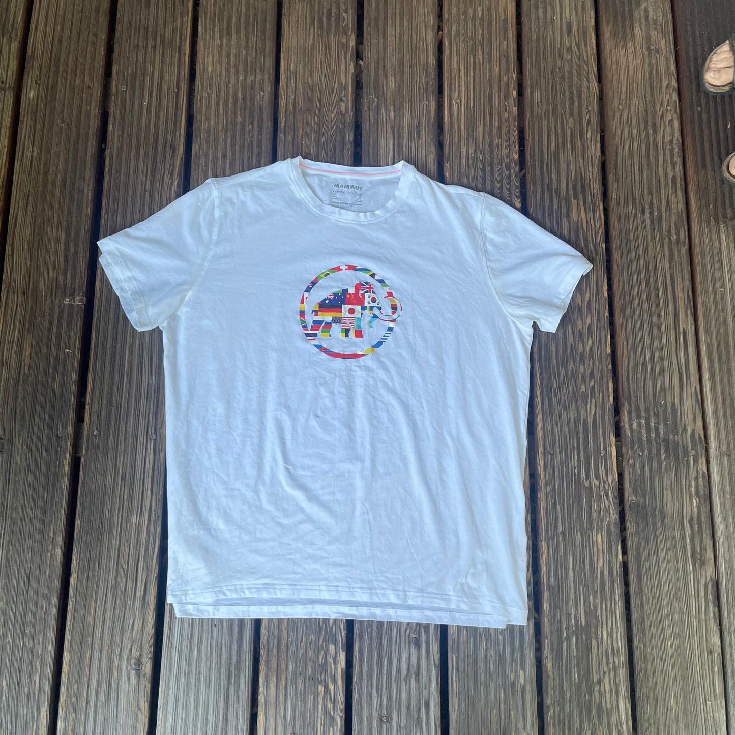 Mammut T-Shirt (Herren XXL) weiß mit Brust-Logo