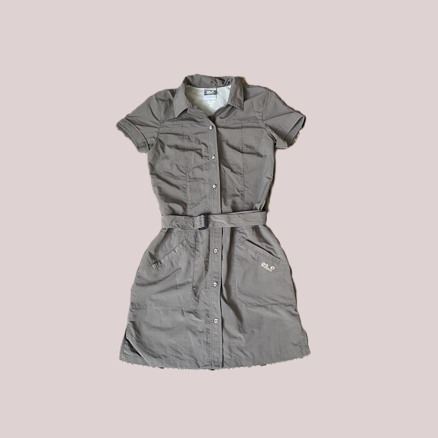 Wander- Kleid (Damen S) Jack Wolfskin olive-grau