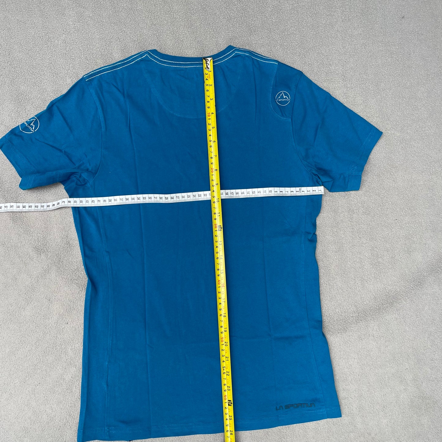 T-Shirt von La Sportiva S Herren 100% Baumwolle blau mit Print