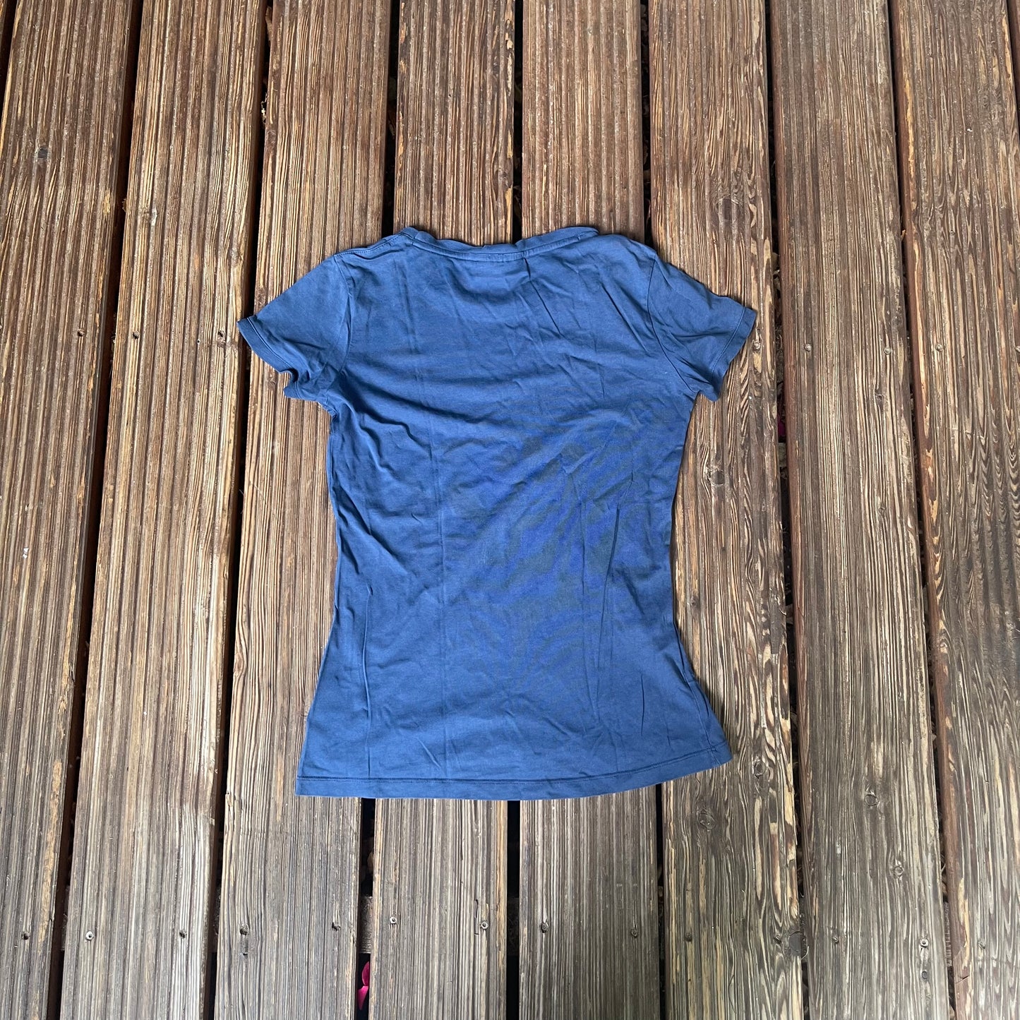 T-Shirt von Maloja (Damen S) Baumwolle blau "Soul in the woods"