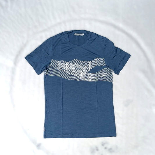 Funktions- T-Shirt von Icebreaker Merino S Herren - blau
