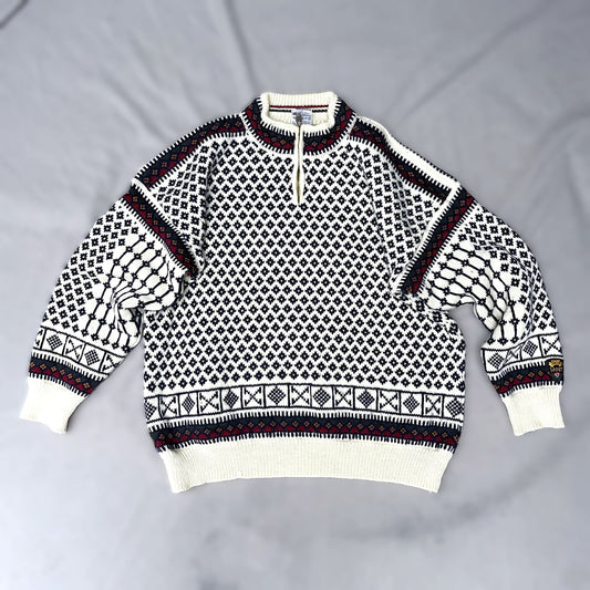 Strickpullover von Dale of Norway XL weiß