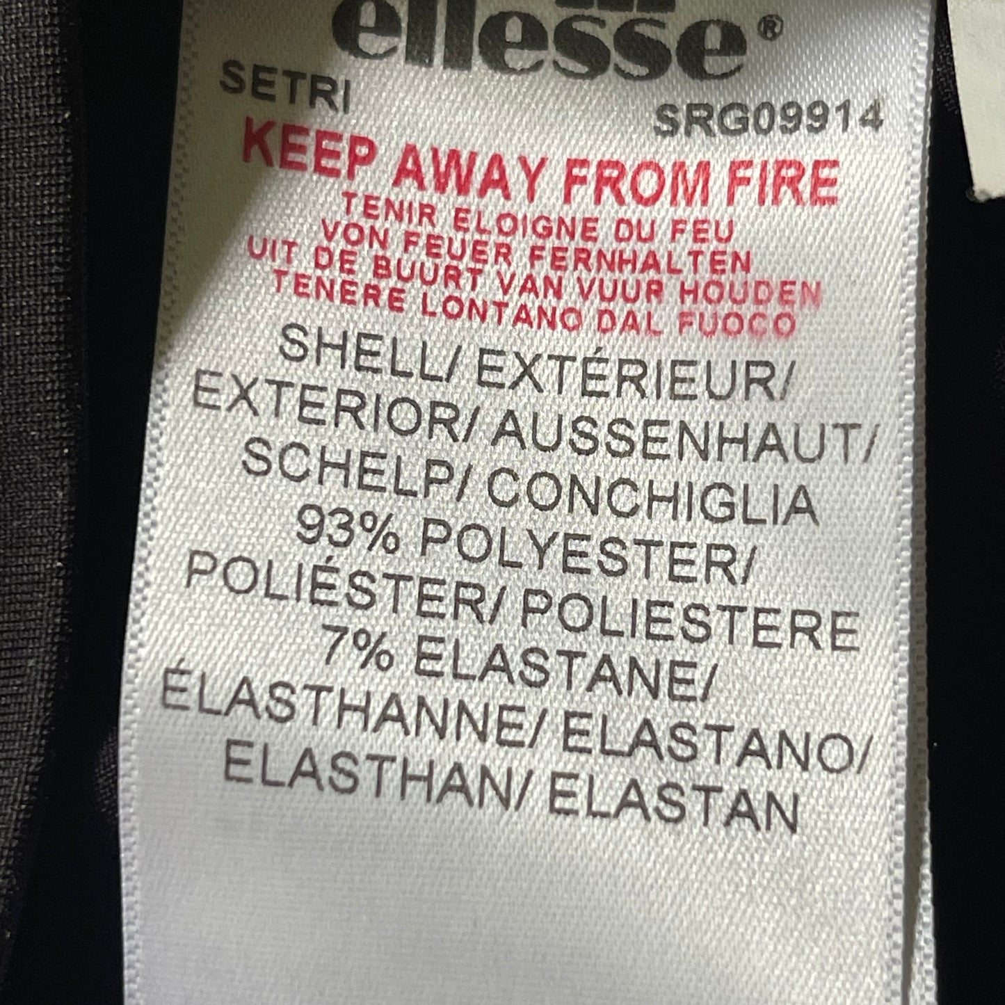 Funktions-T-Shirt von Ellesse (S Damen) Stretch schwarz