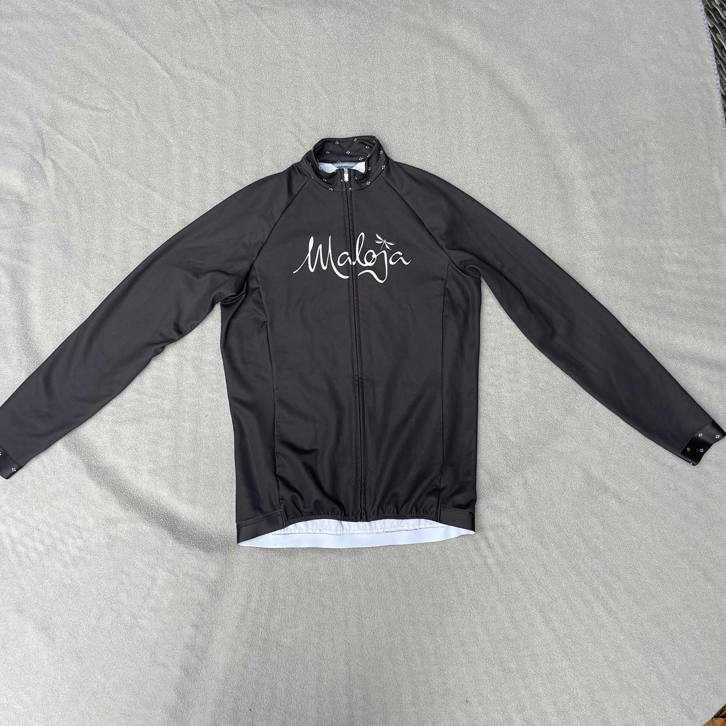 Radtrikot Jacke von Maloja ( S Damen) schwarz - wanderlich.com