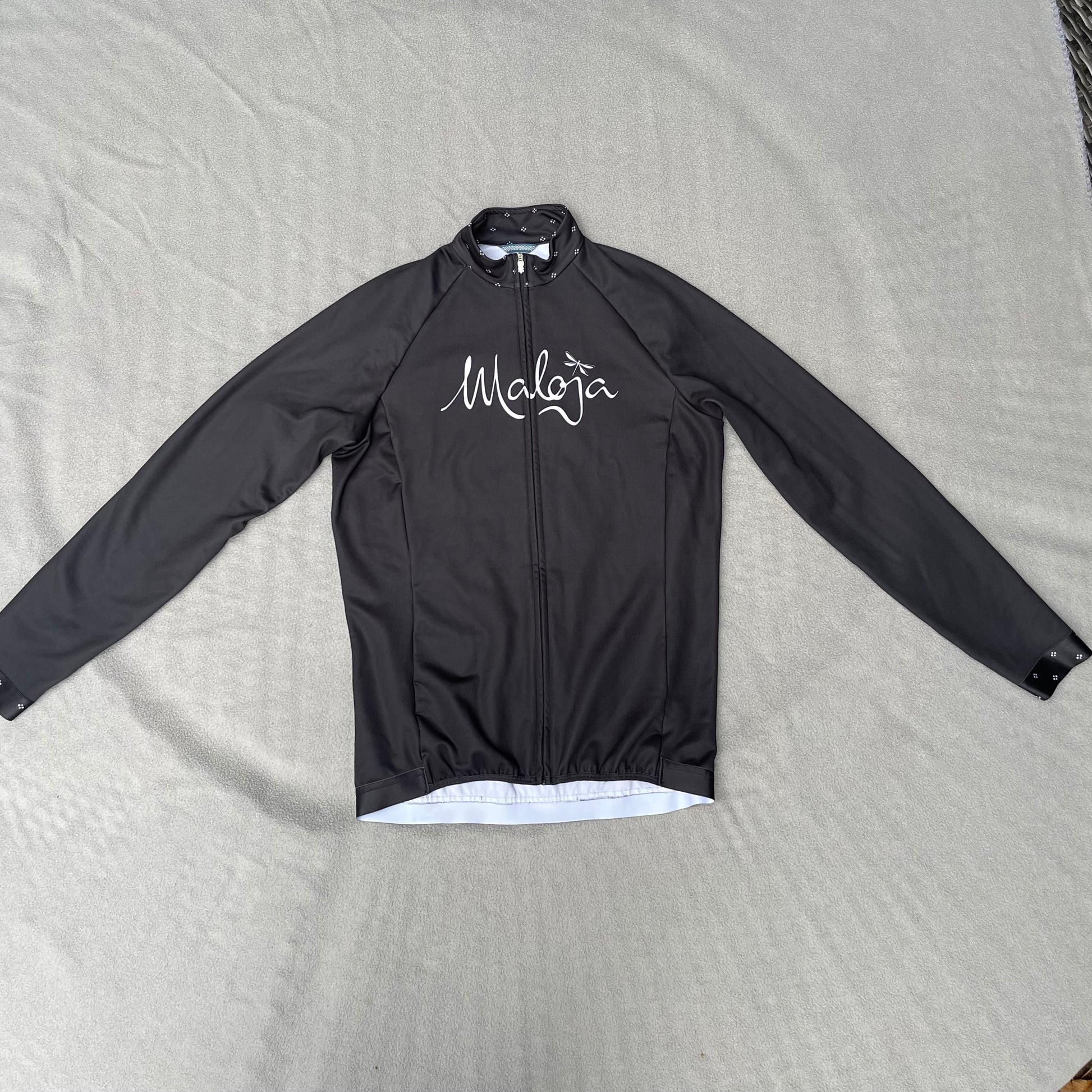 Radtrikot Jacke von Maloja ( S Damen) schwarz - wanderlich.com