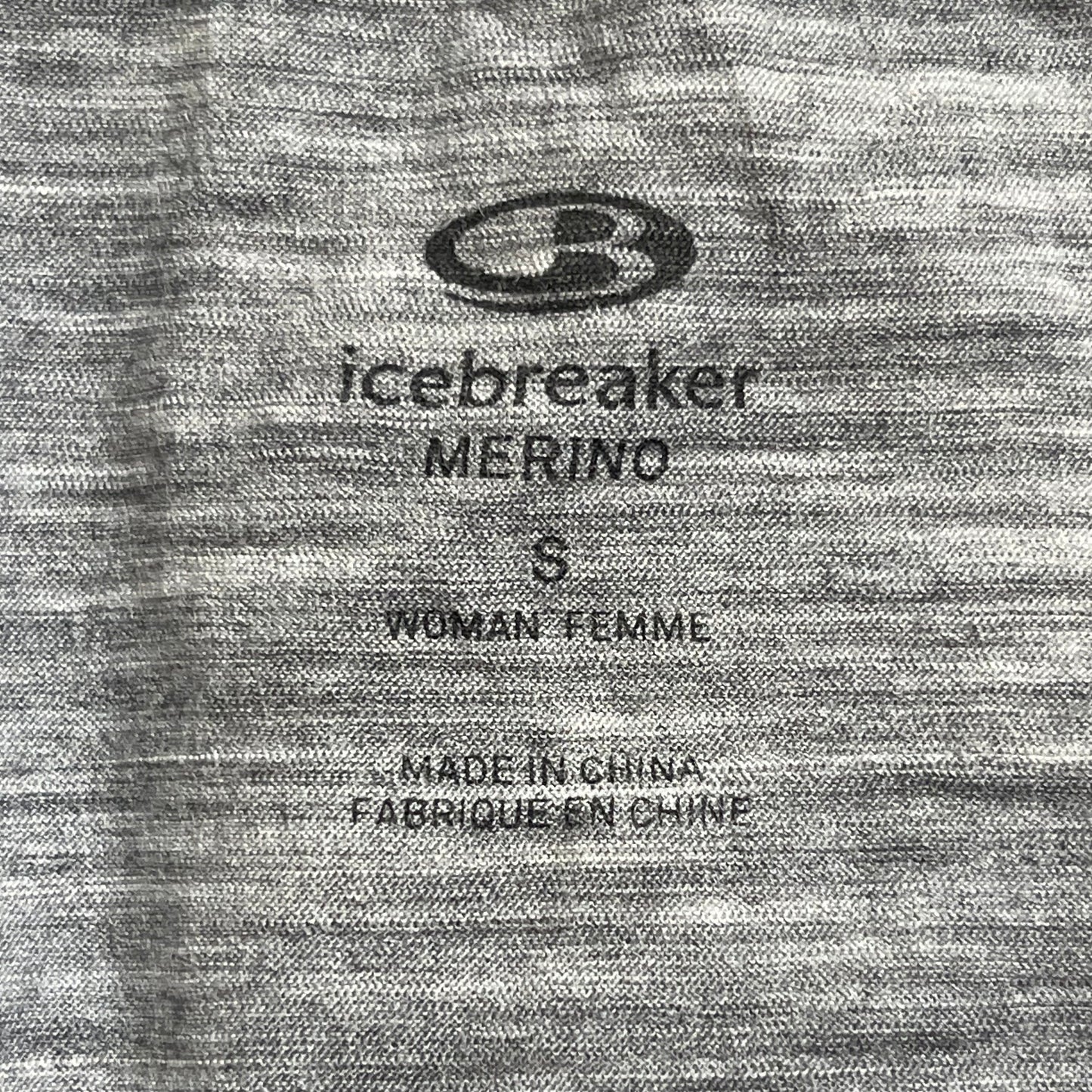 T-Shirt von Icebreaker Merino (S Damen) grau