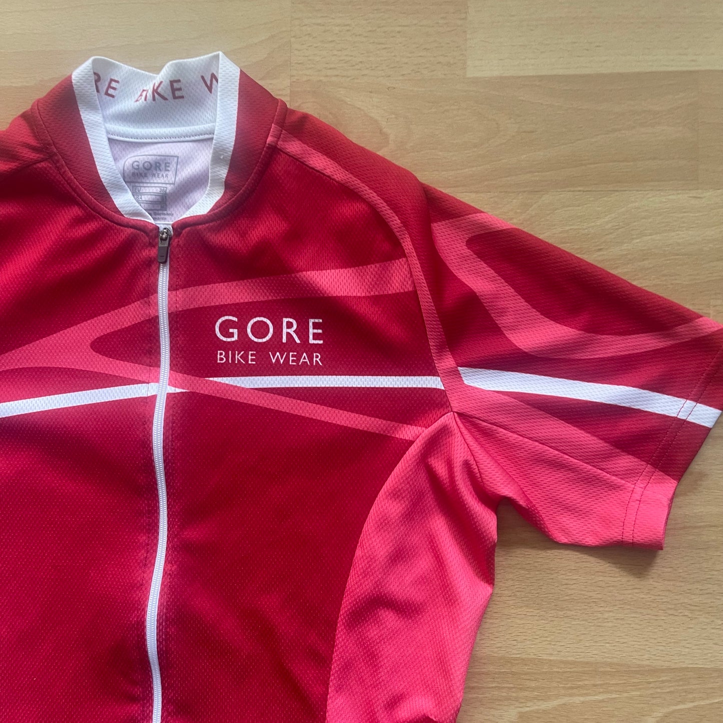 Kurzarm Radtrikot Gore Bike Wear (S Damen) rot-pink