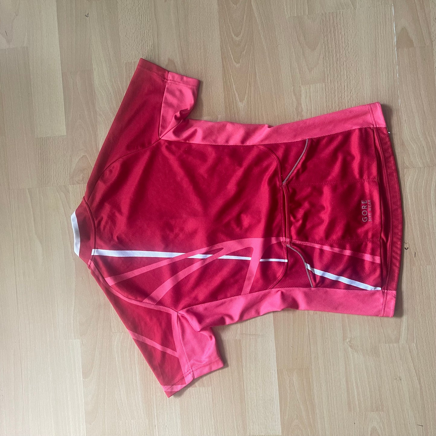 Kurzarm Radtrikot Gore Bike Wear (S Damen) rot-pink