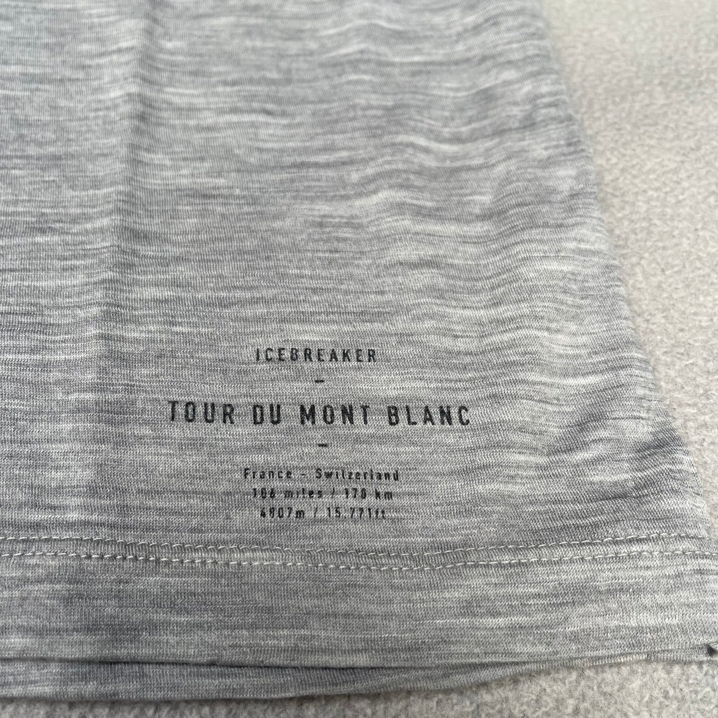 T-Shirt von Icebreaker Merino S Herren - grau