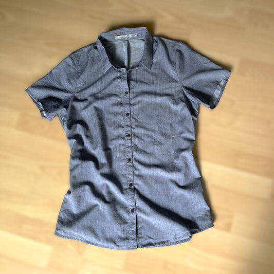 Kurzarm Hemd von Icebreaker Merino (L Damen) grau