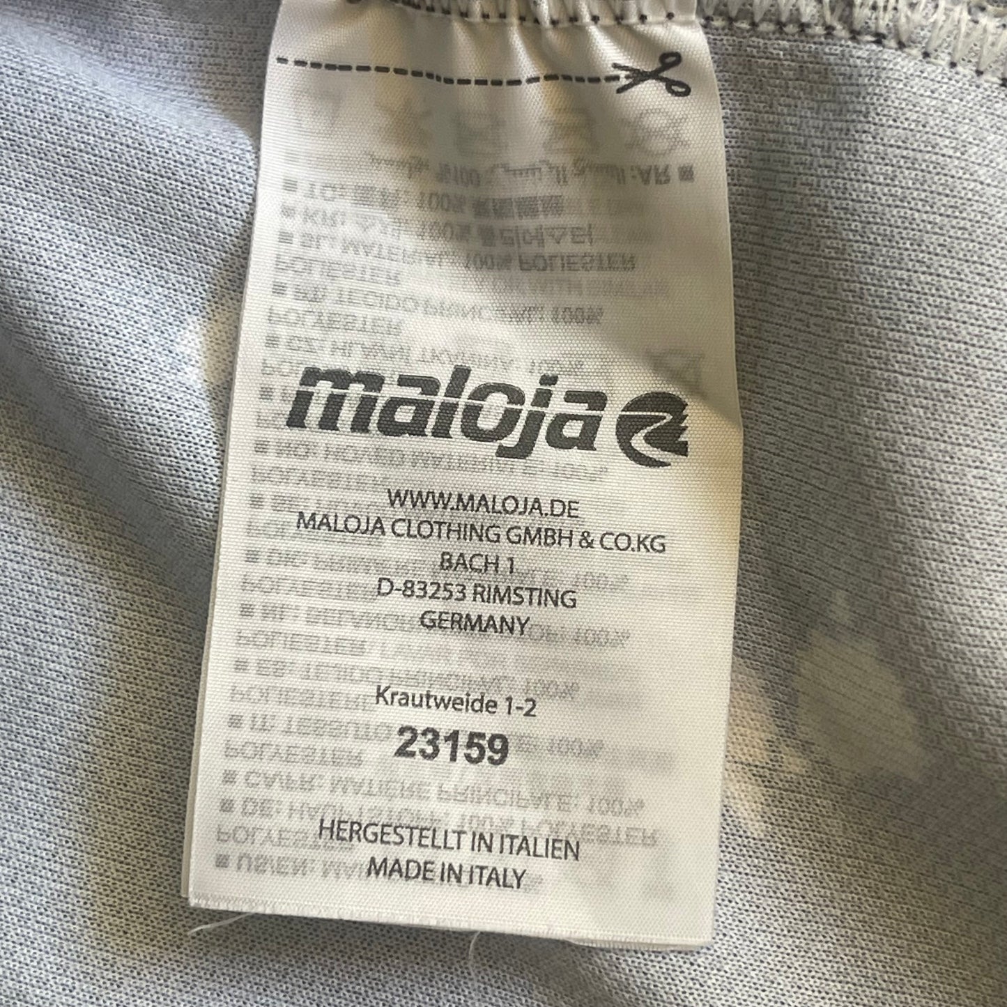 Half Zip Radtrikot von Maloja (S Damen) geblümt schwarz