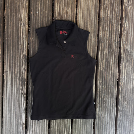 Polo-Shirt von Fjällräven (Damen S) ärmellos schwarz
