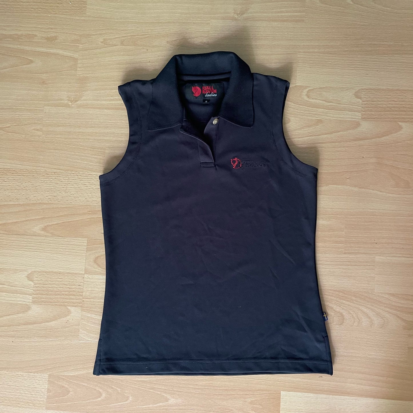 Polo-Shirt von Fjällräven (Damen S) ärmellos schwarz