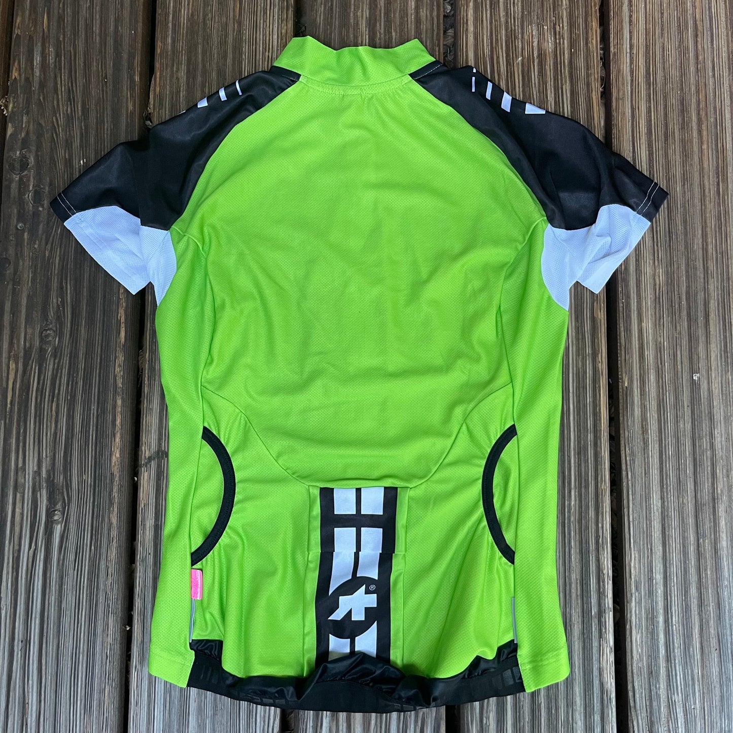 Full Zip Radtrikot von Assos (Damen M) Kurzarm grün