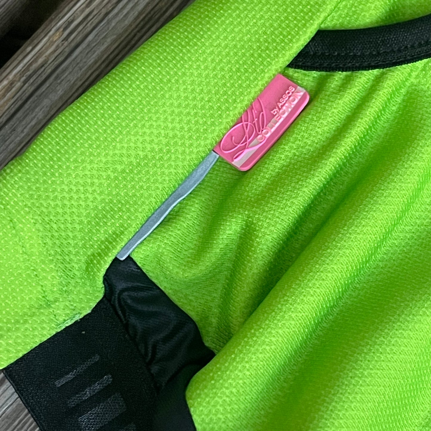 Full Zip Radtrikot von Assos (Damen M) Kurzarm grün