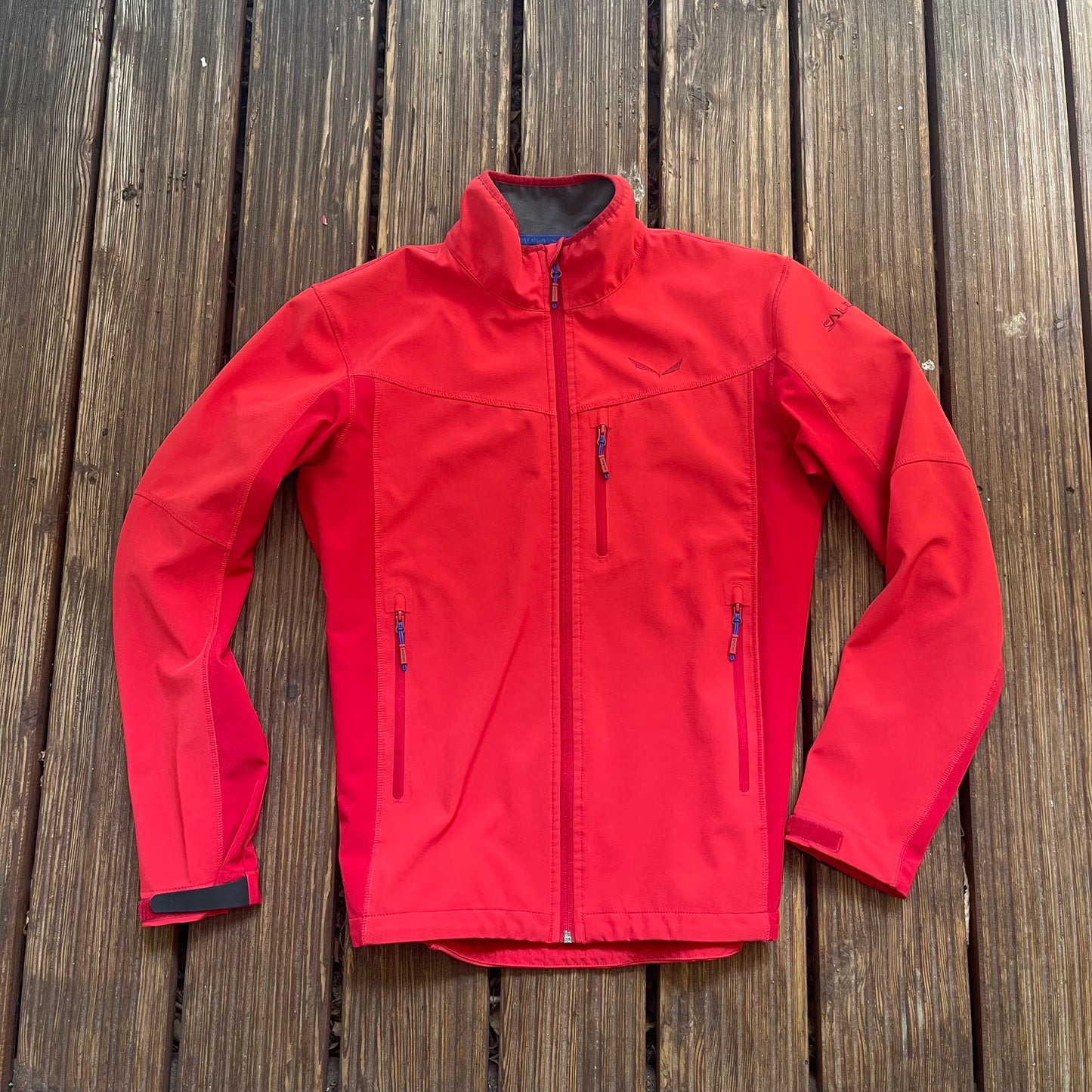 Elastische Langlauf- Jacke Salewa (L Herren) rot