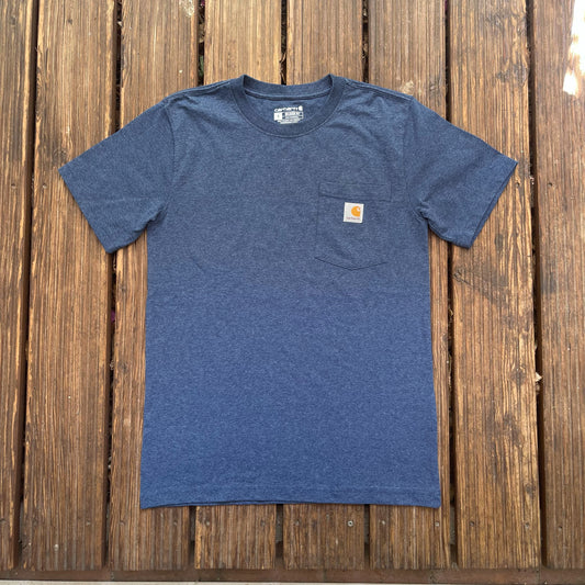 T-Shirt von Carhartt (S Herren) Baumwolle blau