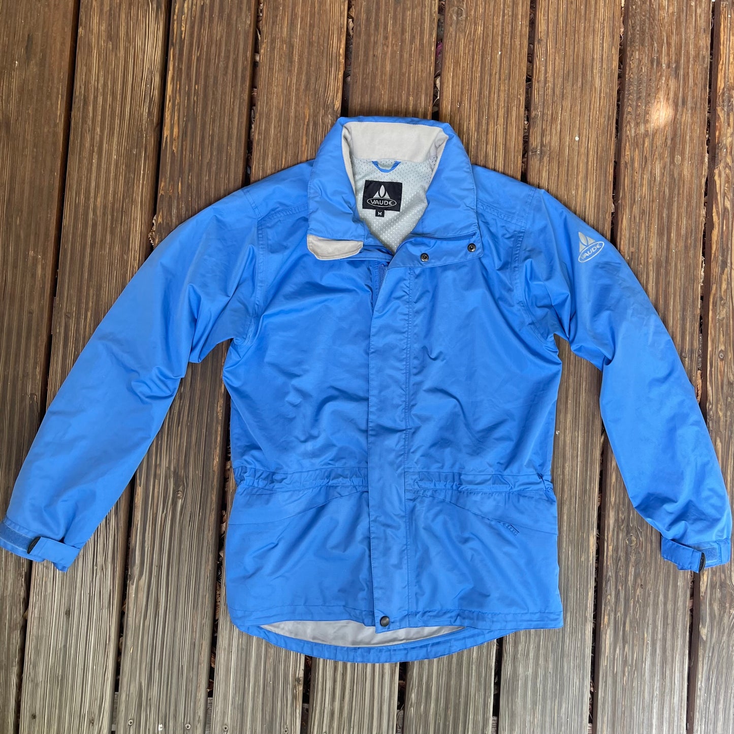 Funktions- Regen- Jacke von Vaude (M Damen) blau