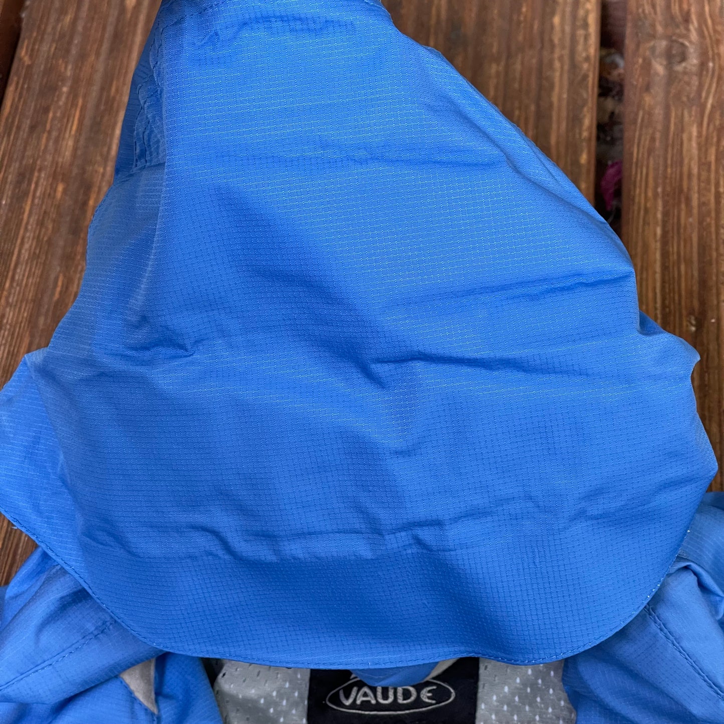 Funktions- Regen- Jacke von Vaude (M Damen) blau