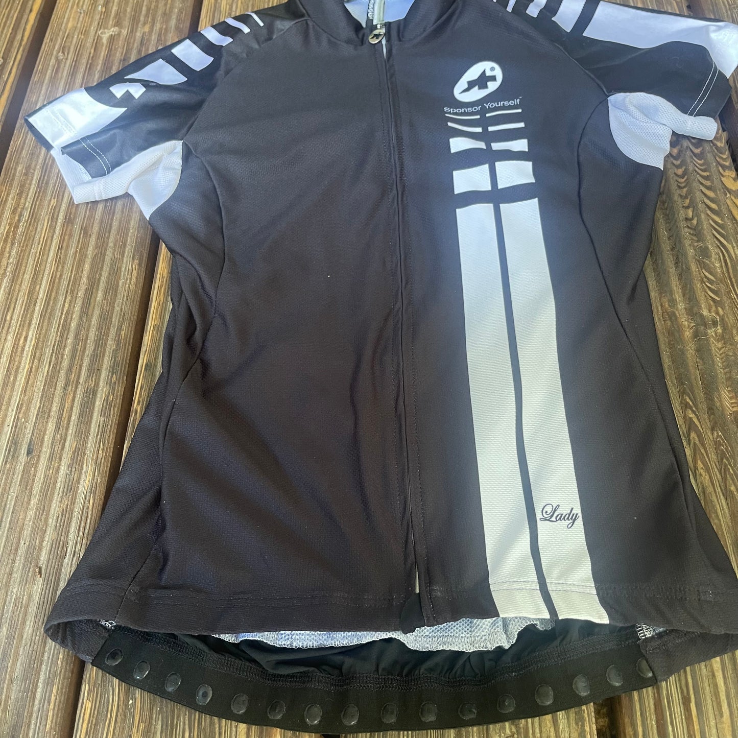 Full Zip Radtrikot von Assos (Damen L) schwarz