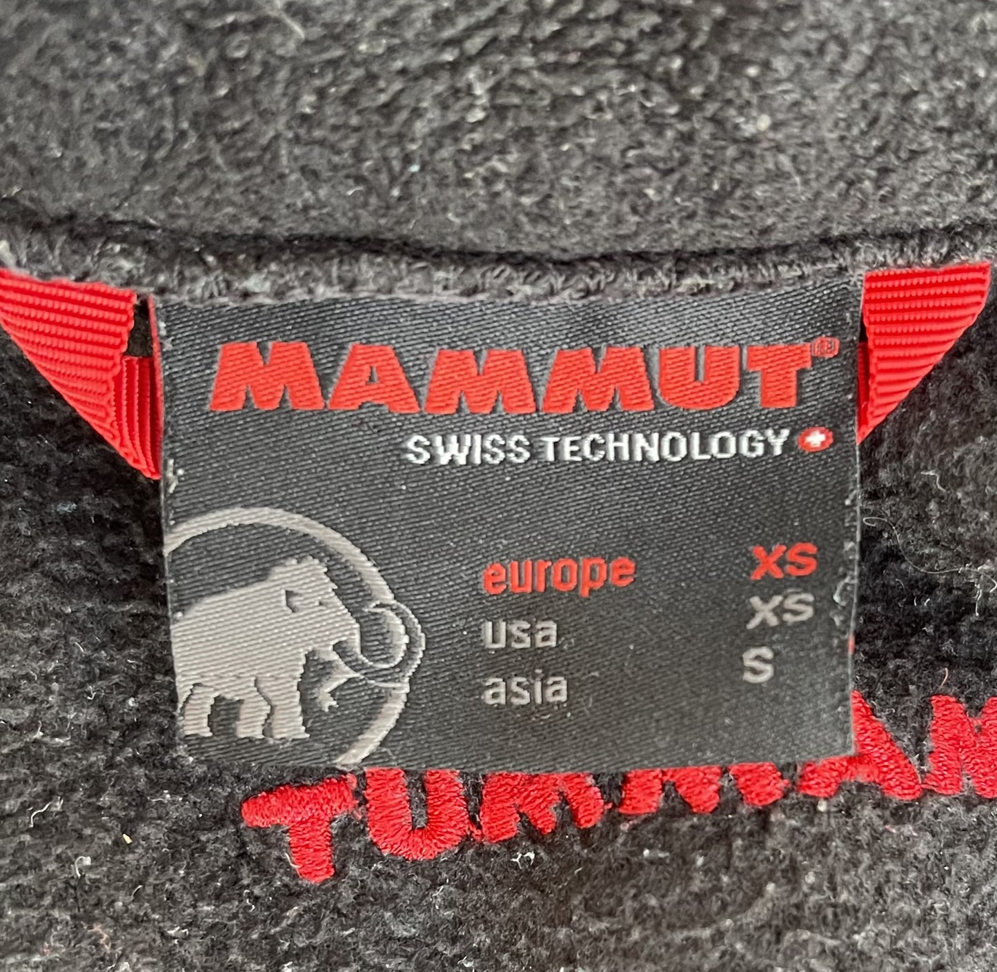 Fleecejacke von Mammut XS / S Damen Windbreaker schwarz