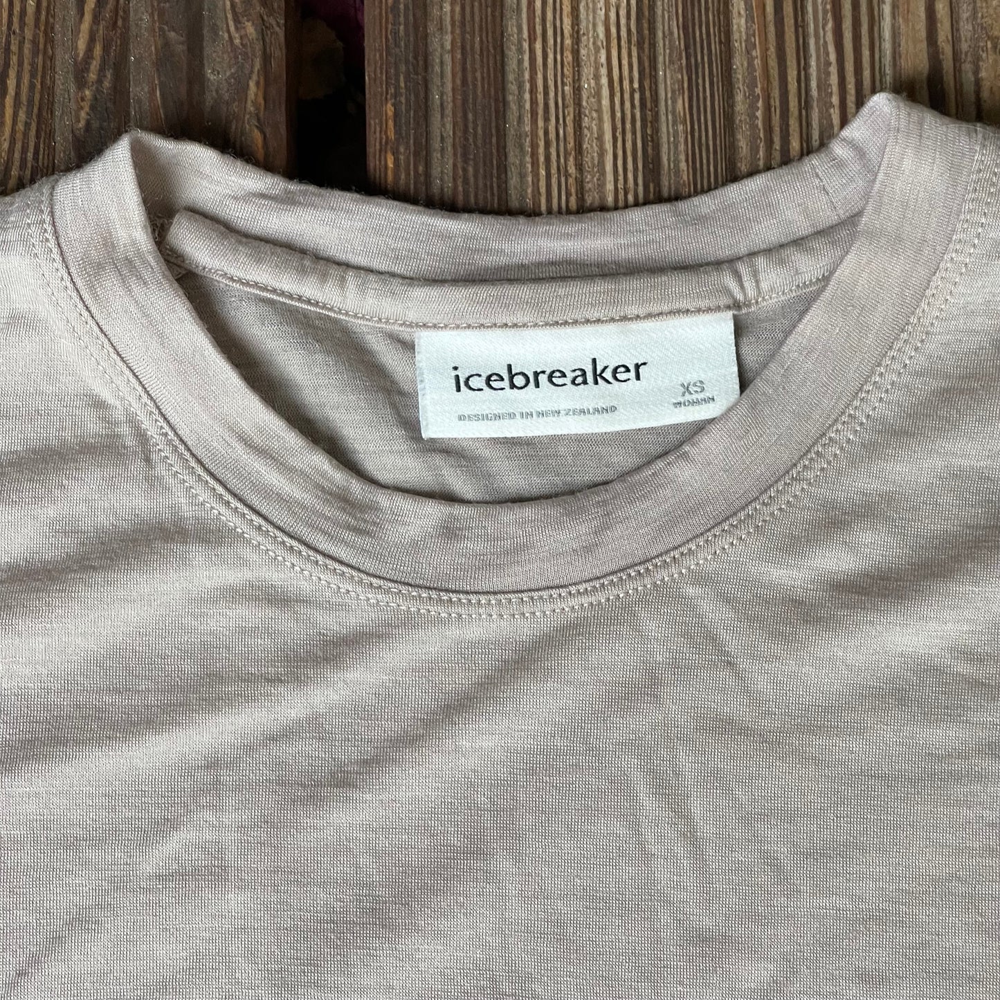 Ärmelloses Shirt Damen XS / S von Icebreaker Merino beige