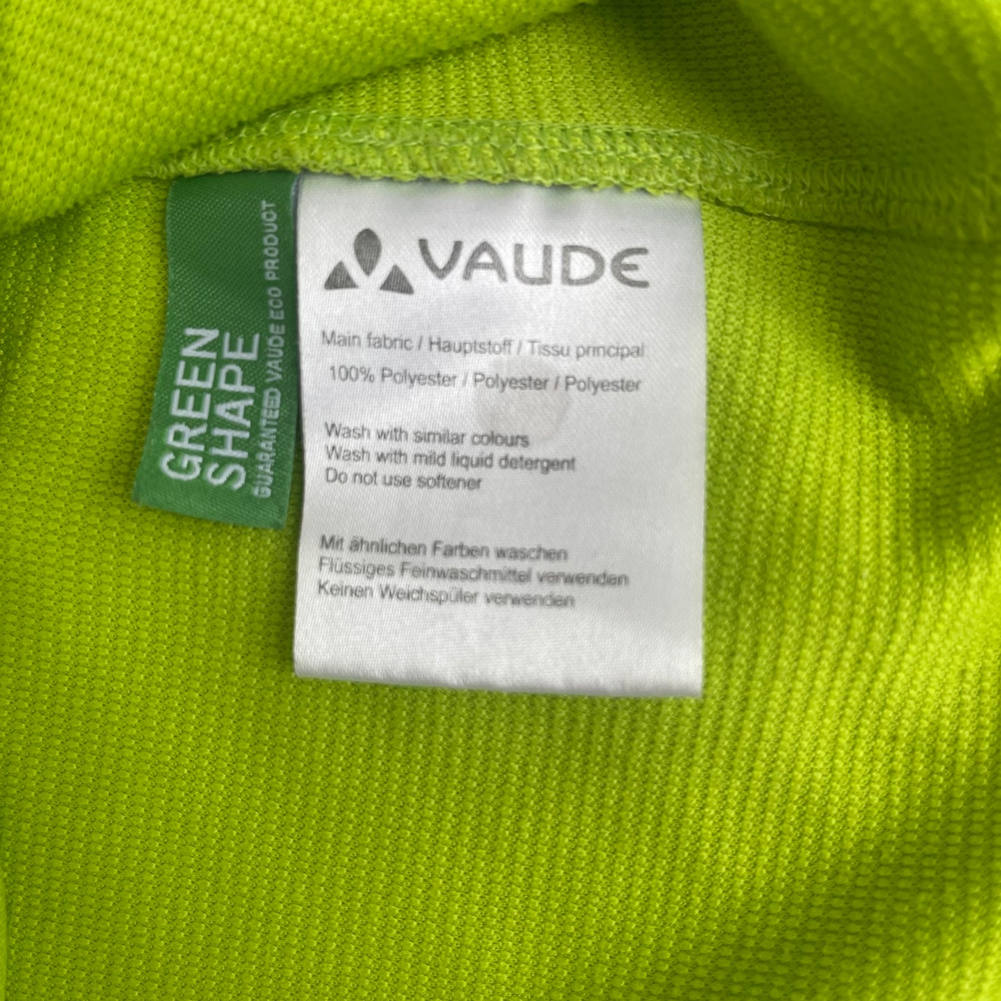 Longsleeve Vaude Damen L Half-Zipper grün