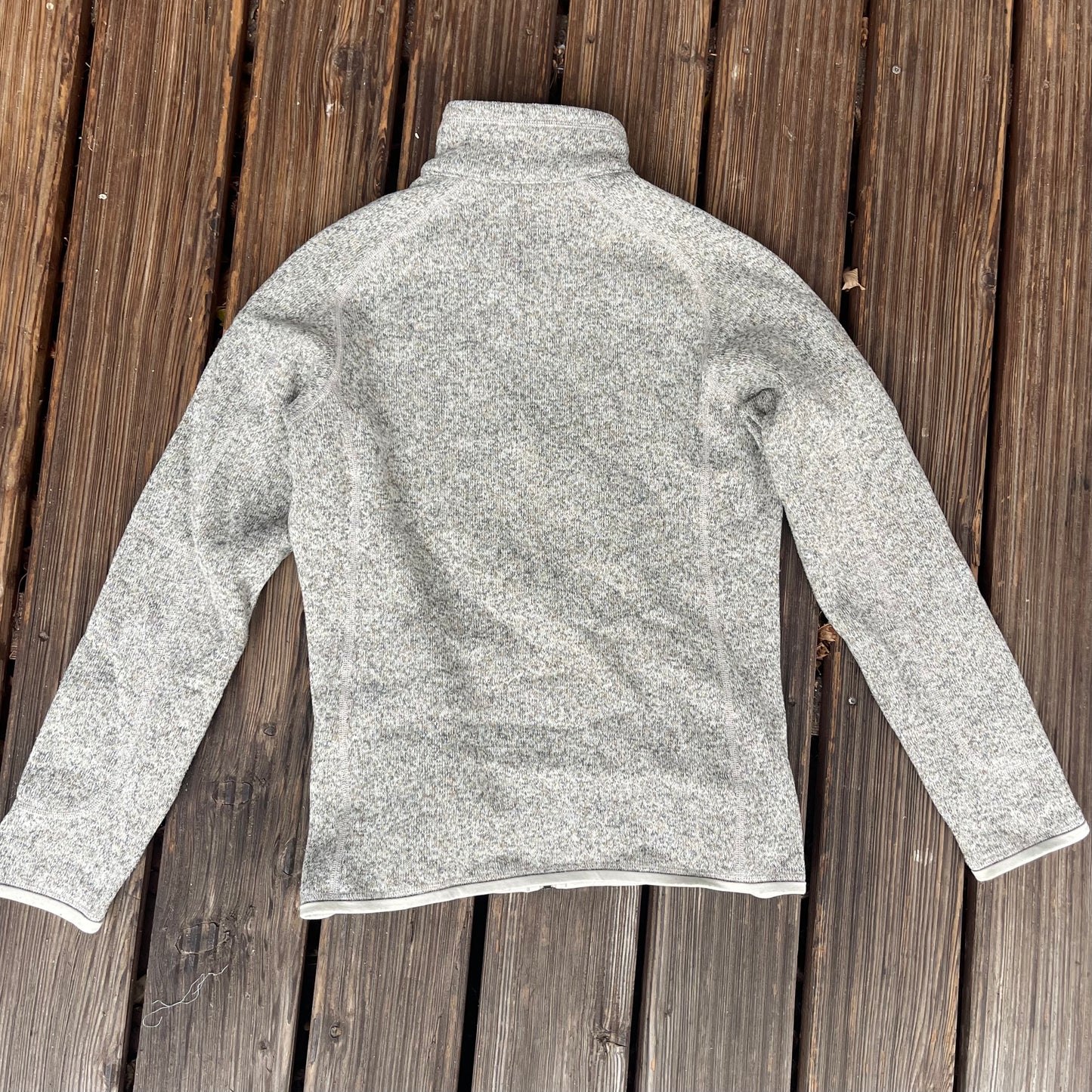Patagonia Fleece Jacke Damen L - Better Sweater natur