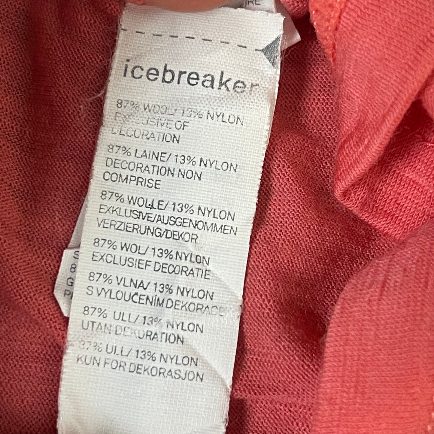 T-Shirt S von Icebreaker Merino rosa