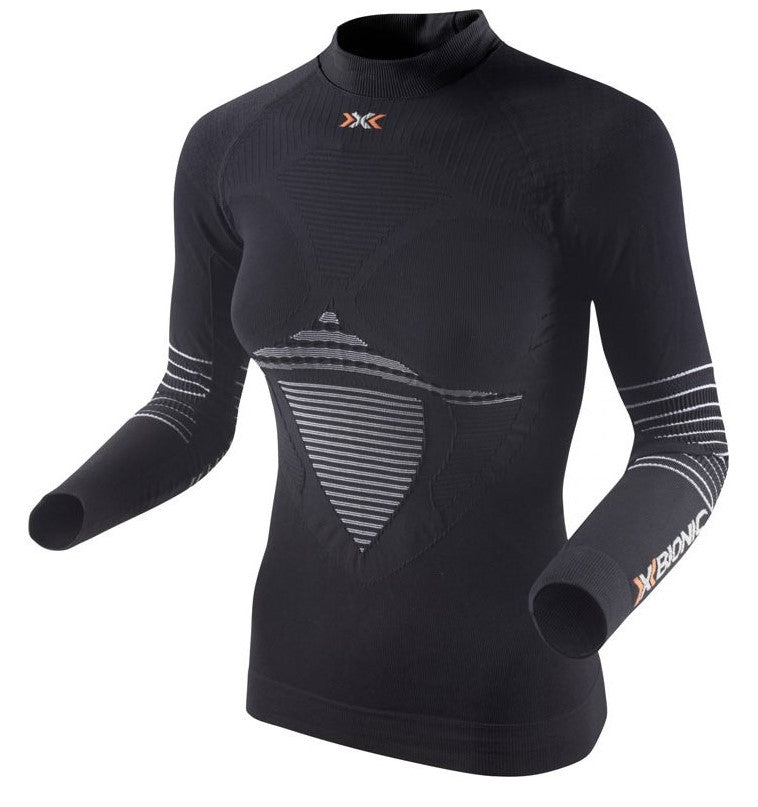 X-BIONIC Energizer Lauf Shirt (S / M Damen) Kompression schwarz