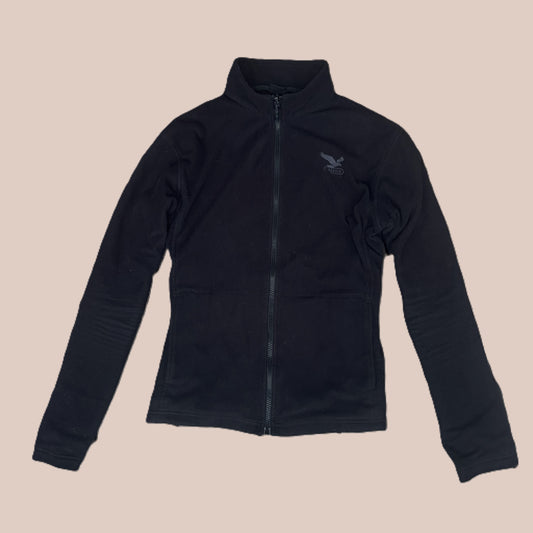 Fleece- Jacke von Salewa M (Herren) Zipper Sweatshirt schwarz