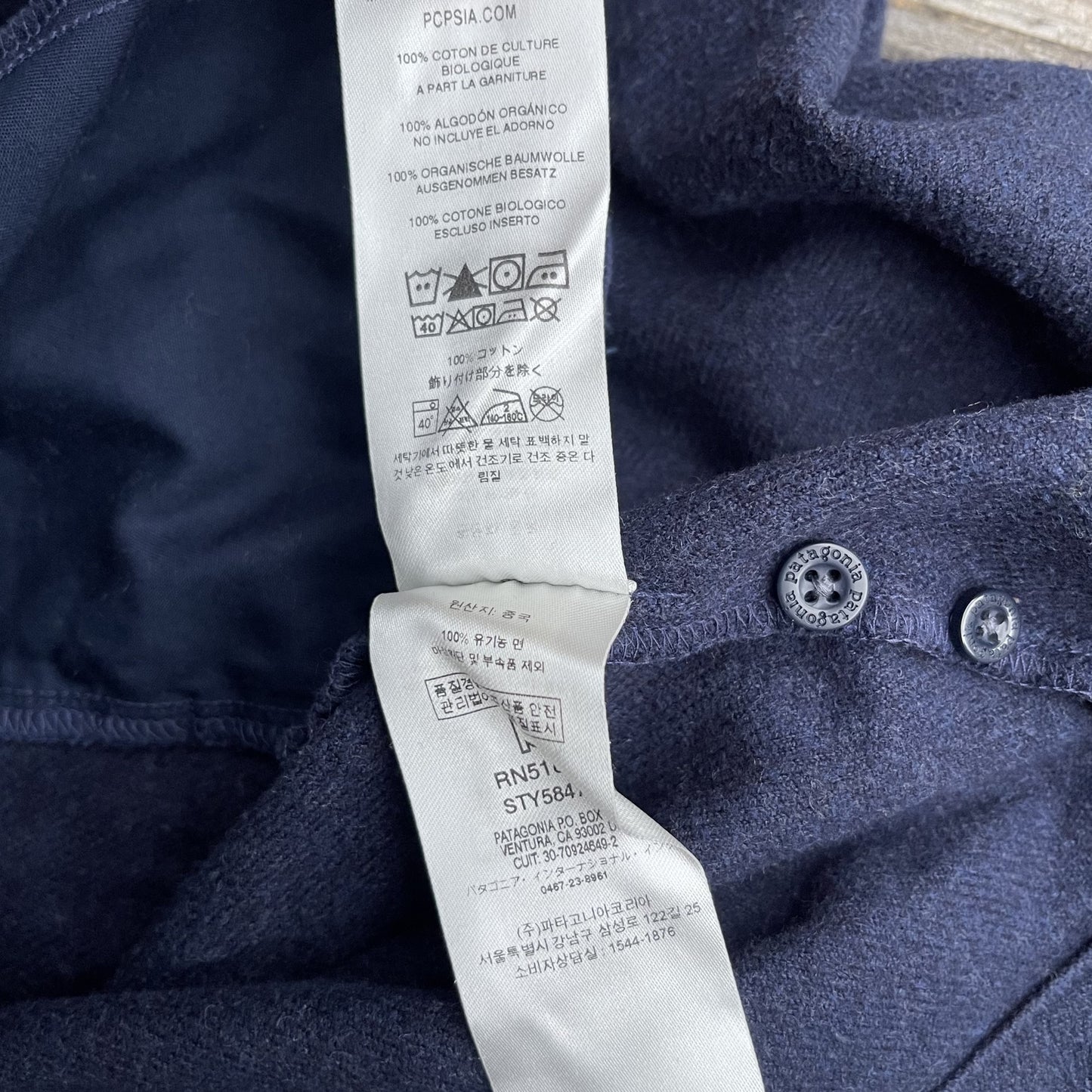 Flannel Kleid von Patagonia Damen S 100% Bio-Baumwolle