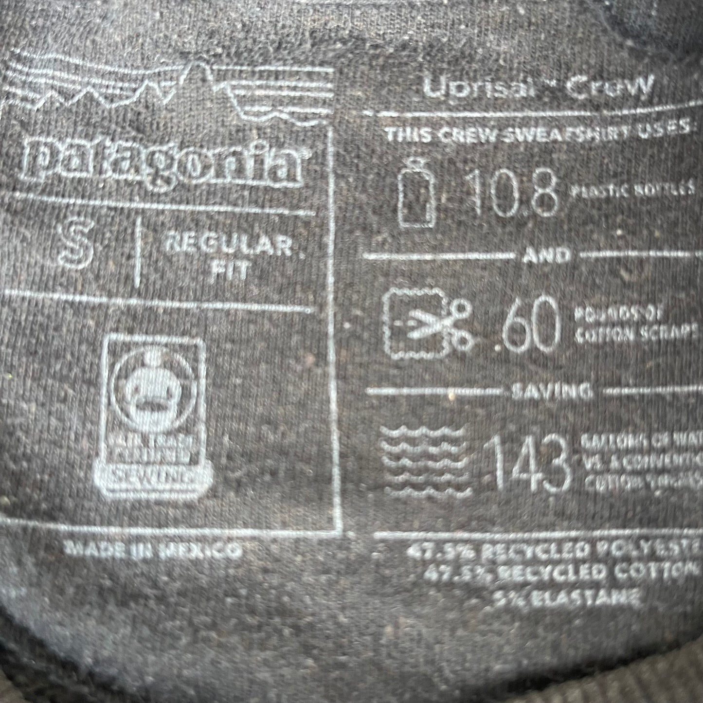 Patagonia Uprisal Pullover S schwarz