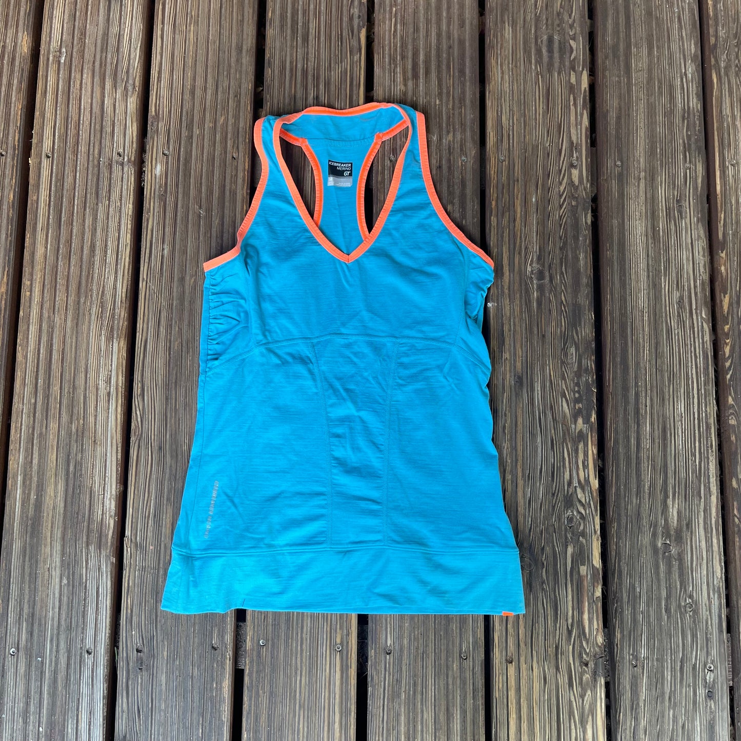 Tank-Top von Icebreaker Merino GT (M) Sport Shirt blau oder orange