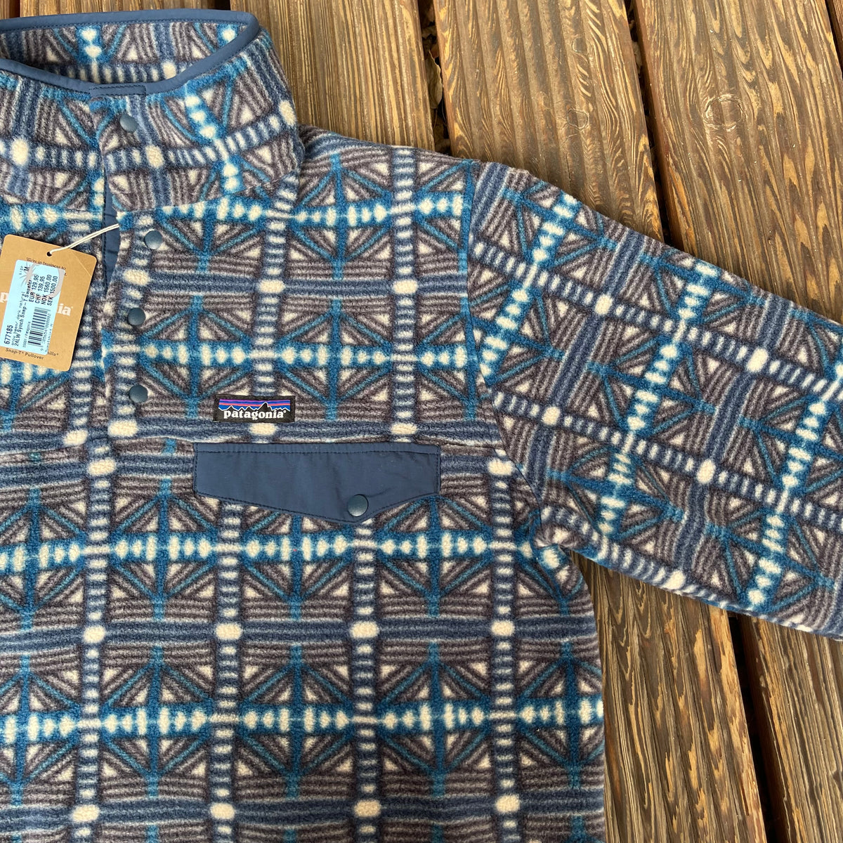 Patagonia Synchilla Fleecepullover (M Herren) blau muster