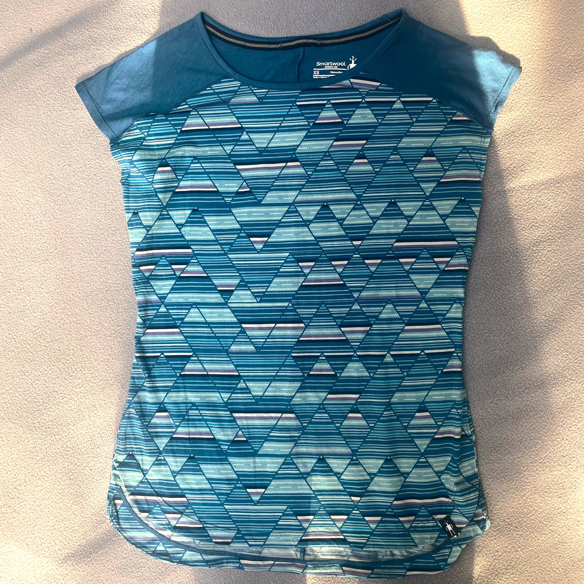 T-Shirt Damen XS/S Merino von Smartwool - Azteki - wanderlich.com