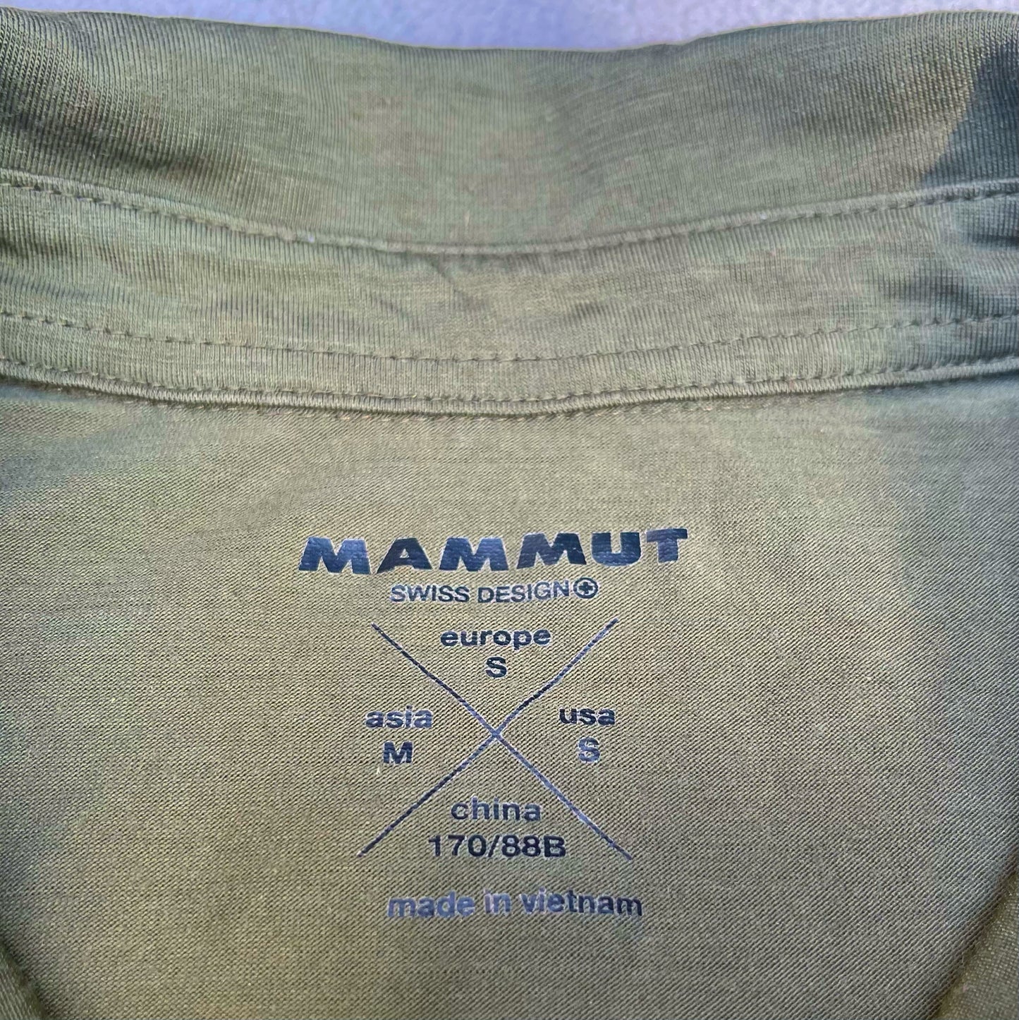 Polo-Shirt Damen S von Mammut khaki